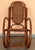 Pair of Bentwood Rocking Chairs With Cane Seat and Back For Sale - Image 4 of 9