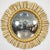 Spanish Gilt Starburst or Sunburst Mirror With Convex Glass (Dia 25) For Sale - Image 12 of 13