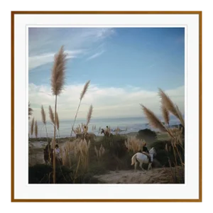 Pebble Beach 1976 by Slim Aarons Framed C-Print
