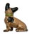 Vintage 1930s Hubley Manufacturing Co. Cast Iron French Bulldog Doorstop Unusual Green Collar For Sale - Image 10 of 18