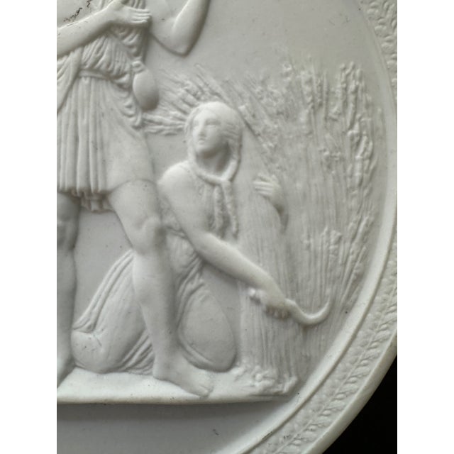Neoclassical 19th Century Summer Royal Copenhagen Plaque For Sale - Image 3 of 6