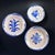Spanish Granada Blue and White Majolica Fajalauza Bowls, 19th Century, Set of 3 For Sale - Image 9 of 9
