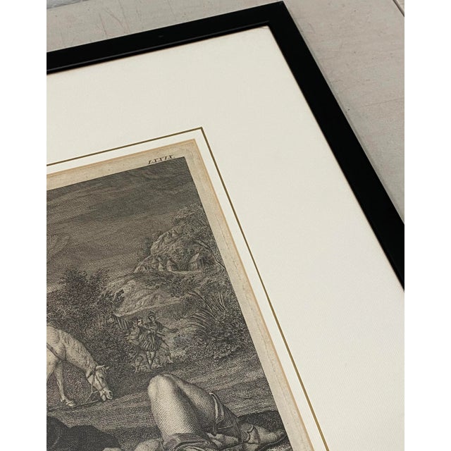 Italian Carlo Lasinio "Ermina and the Wounded Tancredi" Original Etching C.1820 For Sale - Image 3 of 13