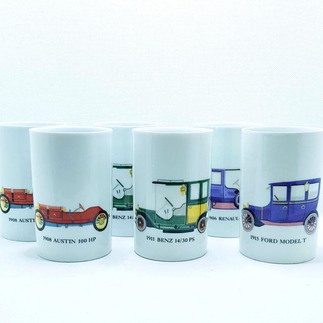Porcelain Oldsmobile Drinks Set, 1970s, Set of 13 For Sale - Image 13 of 15