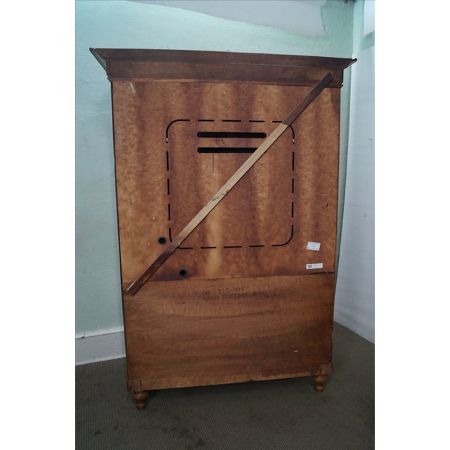 Tommy Bahama Lexington Maple Louvered Door Armoire Chairish