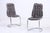 A beautiful set of two cantilever chairs from Gastone Rinaldi with a clean, light design and chrome-plated frame. The...
