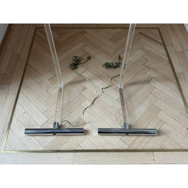 Peter Hamburger Crylicord Floor Lamps for Kovacs - 1970s For Sale In Dallas - Image 6 of 18