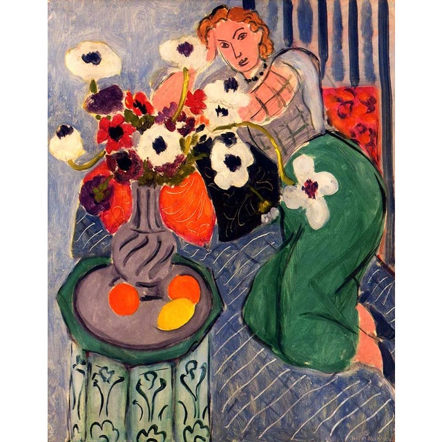 Artist: Henri Matisse Country: France Title: Odalisque Harmony in blue Medium: Giclee on watercolor paper Marks: Ltd...