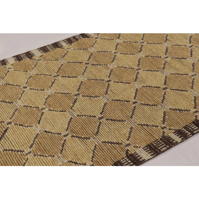 Made with hand-knotted wool, this 4x7 rug is an exceptional new addition to Rug & Kilim’s Scandinavian rug collection—a...