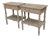Pair Weathered Pine End Tables, Bedside Tables For Sale