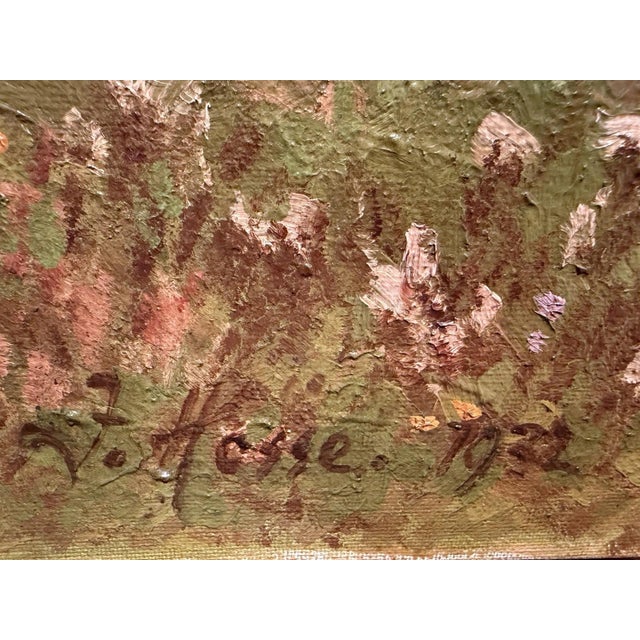 Alfred Hesse, Hann Münden Göttingen Castle Ruins Weserbergland, 1932, Oil on Canvas For Sale - Image 6 of 13