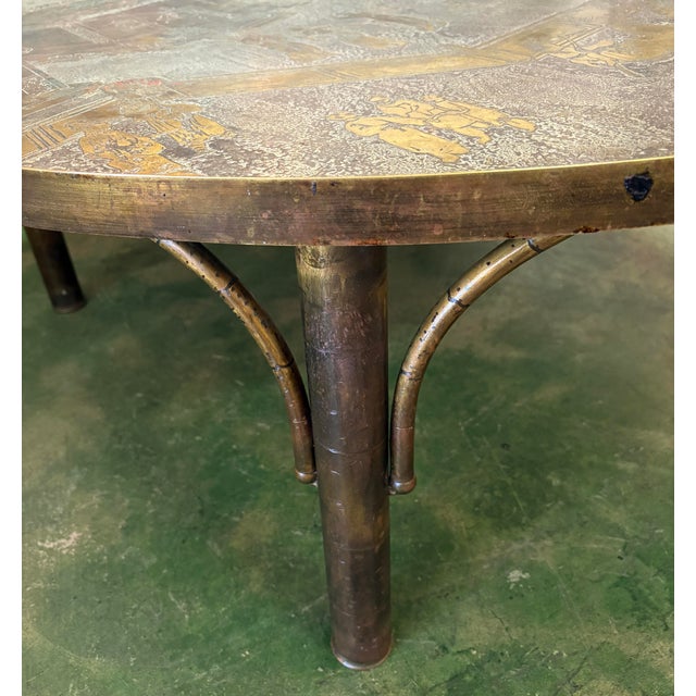 1960s "Chan" Coffee Table by Philip and Kelvin Laverne For Sale - Image 9 of 12