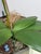 Green Savage London Painted Tole Canister + Faux Orchid Arrangement, 19th-Century For Sale - Image 8 of 12