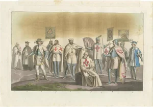 The Chivalric Orders of the Holy Land, 1831, Paper