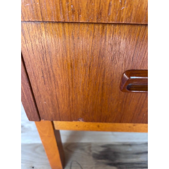 Mid-Century Teak Rolltop Secretary Desk Signed Egon Ostergaard With Label Made in Sweden For Sale - Image 16 of 17