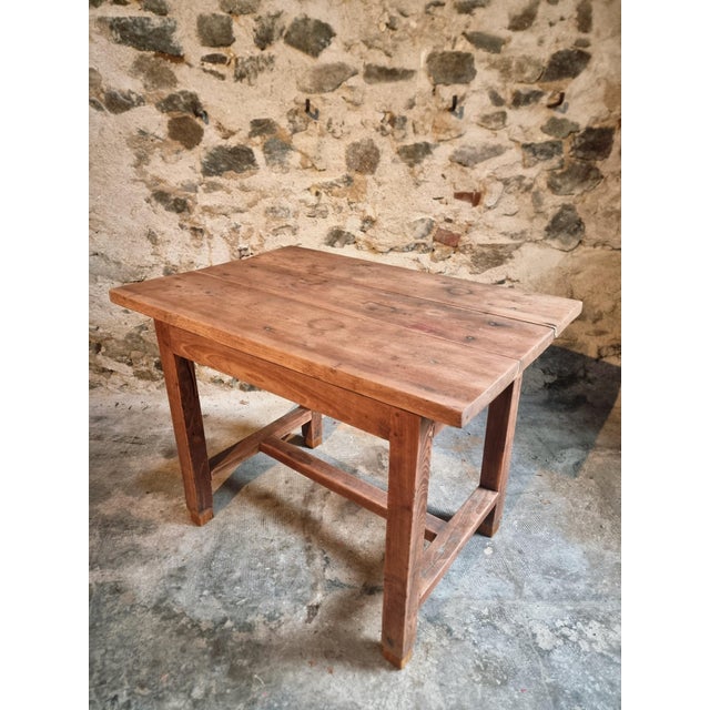 Antique French Cherrywood Worktable or Writing Desk, 19th Century For Sale - Image 8 of 15