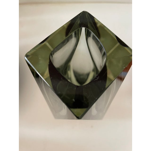 Murano Vintage Murano Sommerso Glass Vase by Alessandro Mandruzzato For Sale - Image 4 of 6