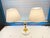 Authentic Jonathan Adler Milano Brass & Carrara Marble 2-Arm Lamp For Sale In Philadelphia - Image 6 of 17