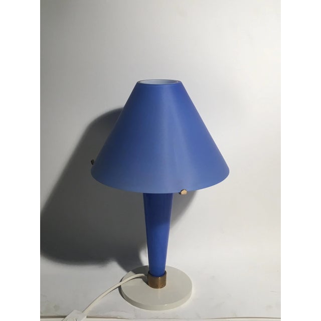 Blue Vintage Table Lamps from Ghisetti, Set of 2 For Sale - Image 8 of 8