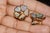 Off-white Late 20th Century Pair of Chopard Happy Hearts Flowers Diamond Mother of Pearl 18k Rose Gold Earrings For Sale - Image 8 of 15