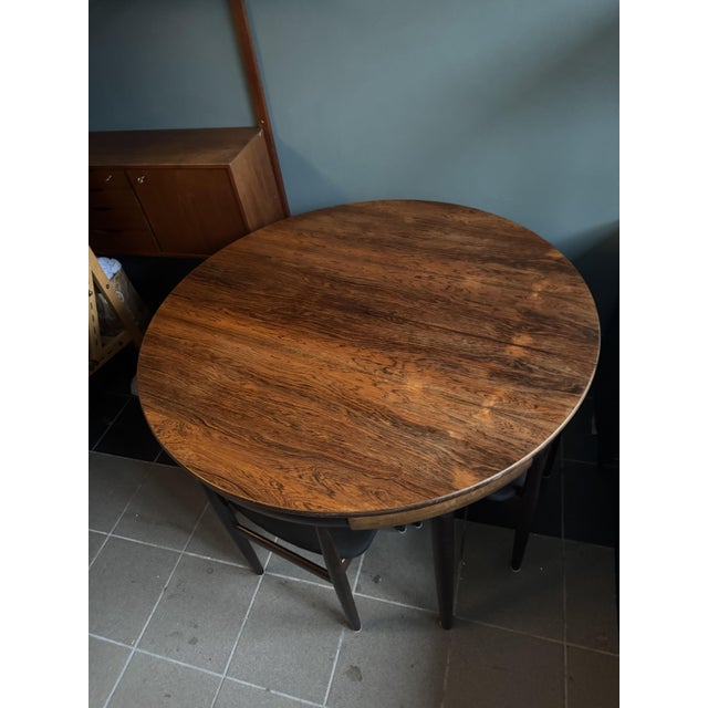 Vintage Danish Roundette Dining Set by Hans Olsen for Frem Røjle, 1960s, Set of 5 For Sale - Image 11 of 13