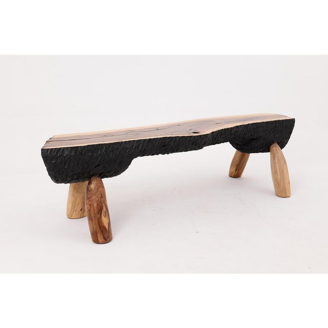 Live Edge Walnut Bench by Logniture For Sale - Image 11 of 18