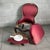 Antique Wooden and Ceramic Dressing Chair from Laveno, 1900s For Sale - Image 3 of 17
