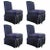 1970s Vintage Connoisseur "Onassis" Woven Horsehair & Leather Slipper Chairs - Set of 4 For Sale - Image 9 of 9