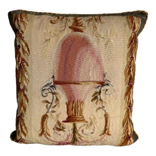 Aubusson French 1800 Pillow For Sale