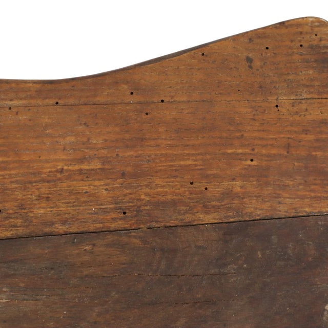 Rustic Vintage Rustic Wabi-Sabi Wooden Three-Legged Milking Stool, France For Sale - Image 3 of 18