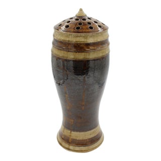 Early 21st Century Pottery Flower Stem Vase by Daniel Johnston, Seagrove, Nc For Sale