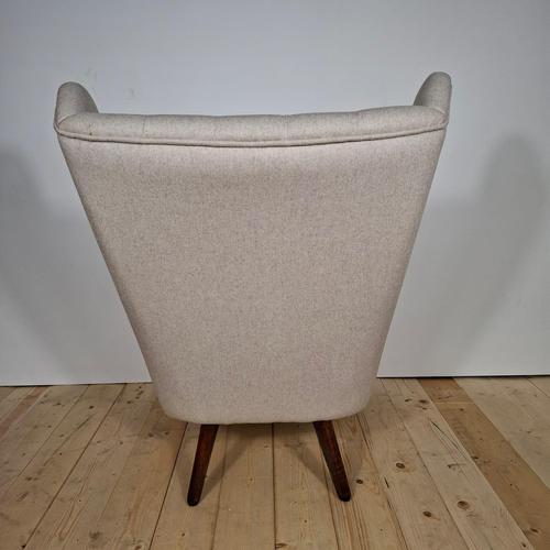 Textile Mid-Century Danish Papa Bear Chair by Svend Skipper For Sale - Image 7 of 11