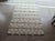 Handmade Woolen Flat Weave Rug, Cream, Sky Blue and Sage Green Striped Wool Rug - 6'x9' For Sale - Image 10 of 10