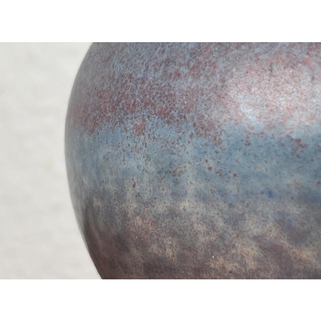 Mid-Century Modern German Minimalist Studio Pottery Vase by Elisabeth Pluquet-Ulrich, 1960s For Sale - Image 6 of 15