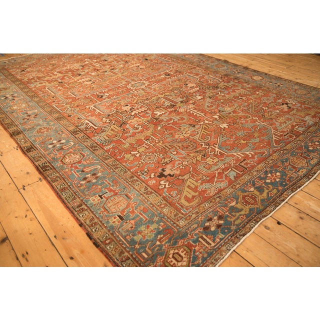 Vintage Heriz Carpet - 7'10" x 11' For Sale - Image 9 of 13