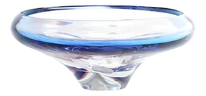 Czech Purple Glass Bowl from Skláreň Chribská, 1960s