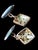 Silver Edwardian Square Diamond Cufflinks, 1910, Set of 2 For Sale - Image 8 of 11