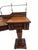 Late 19th Century Late 19th Century Monumental Antique English Regency Revival Flame Mahogany Executive Desk For Sale - Image 5 of 12