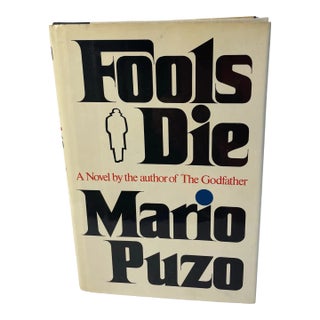 1978 First Impression “ Fools Die” Book by Mario Puzo For Sale