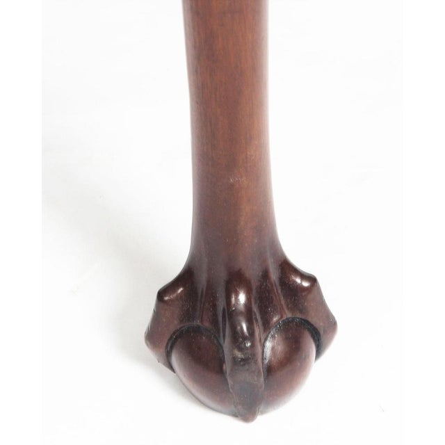 Brown Victorian Mahogany Demilune Tea Table, 19th Century For Sale - Image 8 of 13