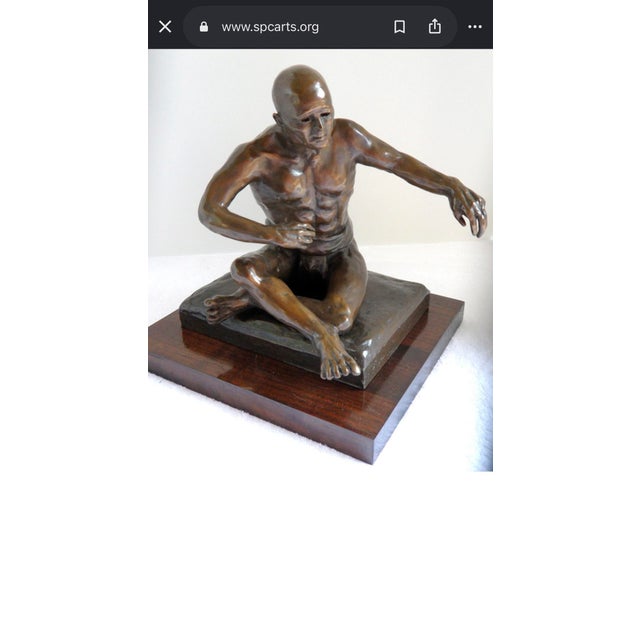 2011 Janice Barone Signed Bronze “Sumo Wrestler” Sculpture For Sale - Image 11 of 11