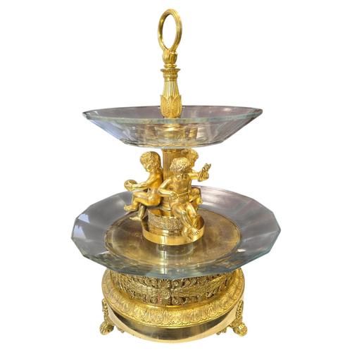 French Empire Ormolu and Cut Crystal Centerpiece from Thomire, 1810 For Sale - Image 16 of 16