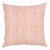 Schumacher Sun Rise Hand Block 20" Pillow in Rose & Copper For Sale