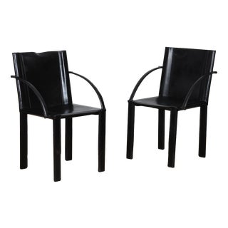Armchairs by Carlo Bartoli for Matteo Grassi, 1980, Set of 2 For Sale