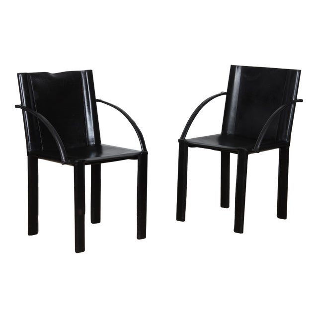 Armchairs by Carlo Bartoli for Matteo Grassi, 1980, Set of 2 For Sale
