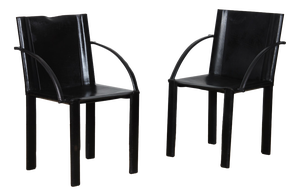 Armchairs by Carlo Bartoli for Matteo Grassi, 1980, Set of 2