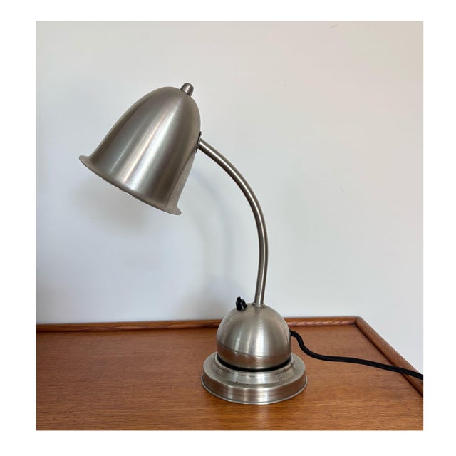 Art Deco Desk Lamp by W.H. Gispen for Daalderop, 1920s For Sale - Image 4 of 12