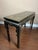 Vintage Chinese Console Table Black Lacquer Chinoiserie Gilt Hand Painted C1950 For Sale - Image 12 of 18