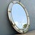 French Provincial Vintage Venetian Style Oval Wall Mirror For Sale - Image 3 of 9