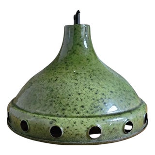 Enamelled Hanging Lamp, 1960s For Sale